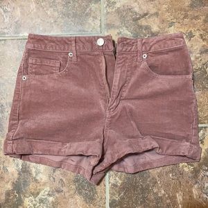 Forever 21 pink corduroy shorts